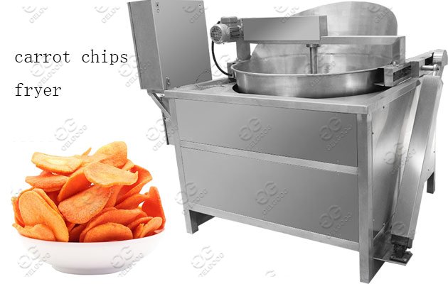 carrots chips frying machine 