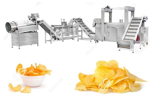 potato chips making machine plant