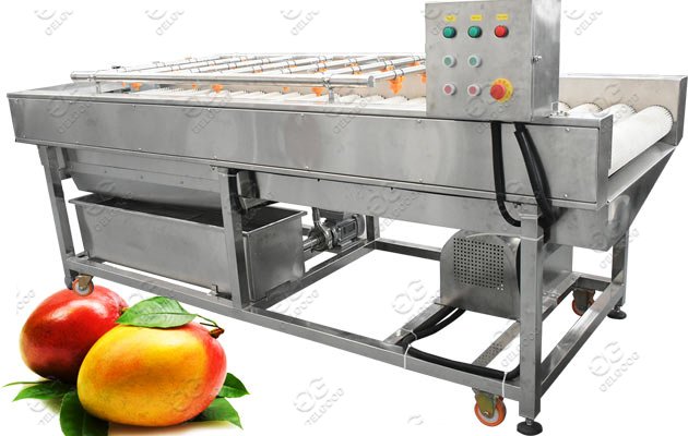 Apple Pear Peach Washing Machine For Industrial Use