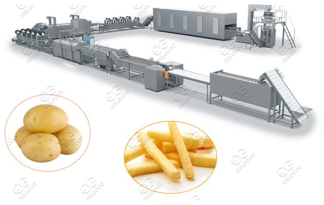 Full Automatic French Fries Making Machine Line