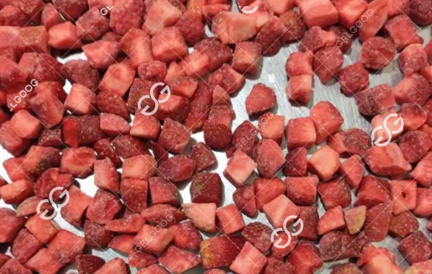 frozen strawberry process machine line 