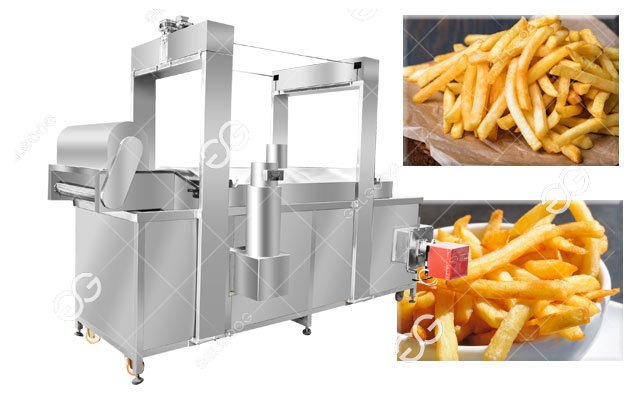 french fries frying machine 