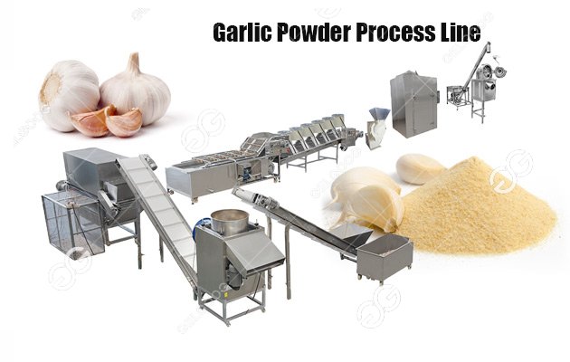 garlic powder process machine line 