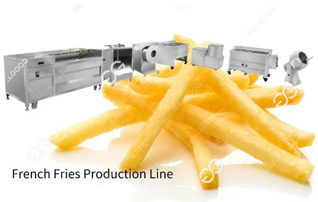 french fries production line 