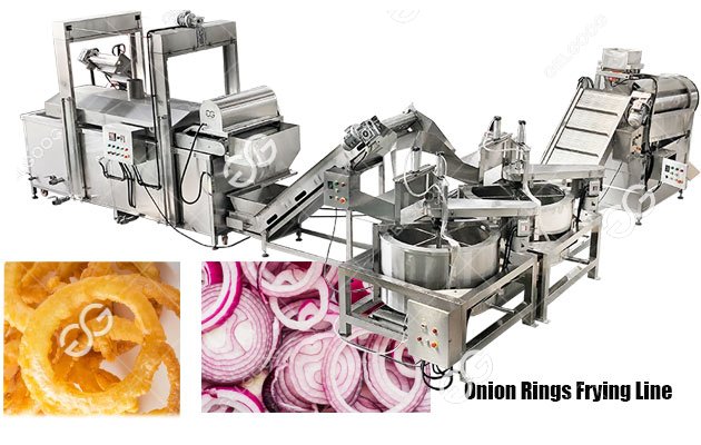 Factory Use Onion Rings Frying Machin