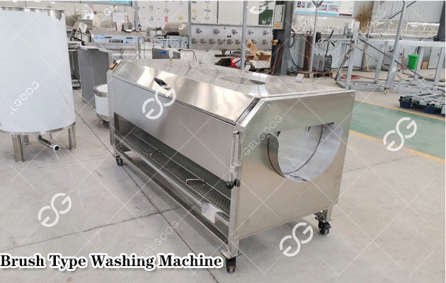 ginger washing peeling machine 