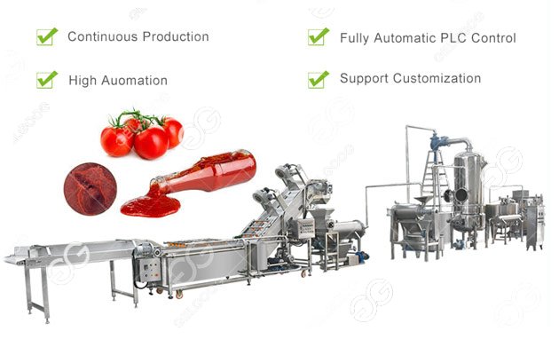 tomato sauce production line 