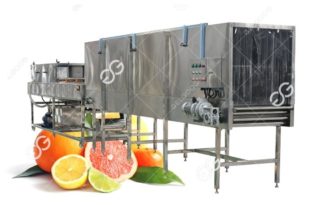 Industrial Use Citrus Fruit Washing Waxing Machine
