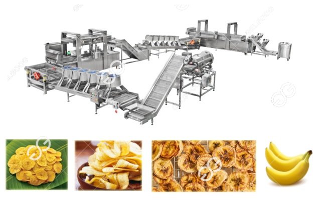 Automatic Banana Chips Making Machine Line Solution