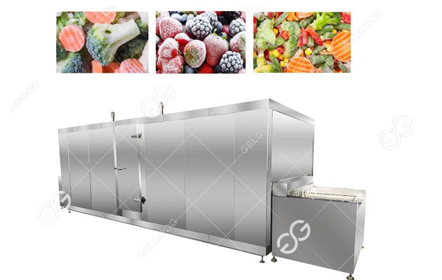 vegetable freezing machine 