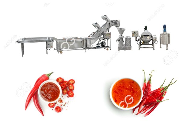 Small Scale Chili hot Sauce Making Machine Line
