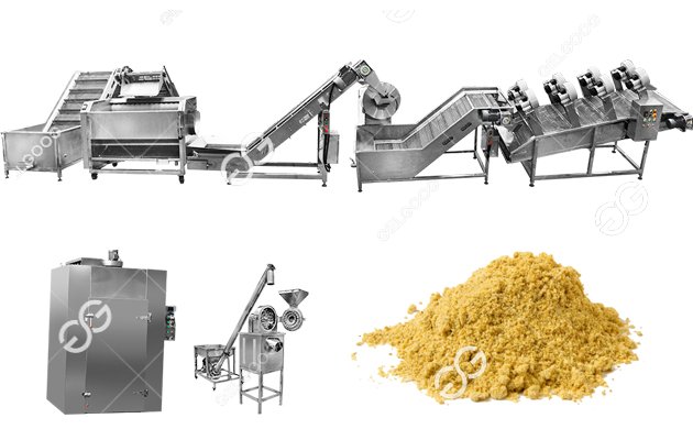 ginger powder processing line 