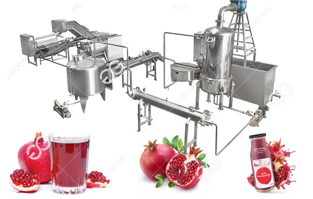 Pomegranate Juice Processing Line|Pomegranate Honey Making Machine