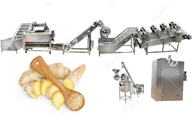 Ginger Powder Production Line-Automated Process From Raw Materials To Packaging