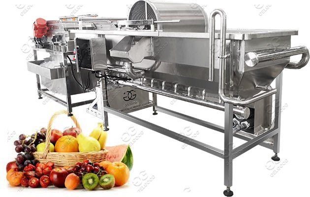 industrial fruit vegetable washing machine