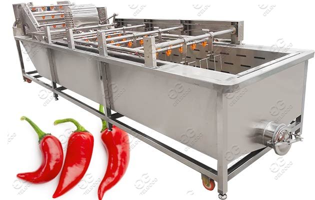 automatic pepper washing processing line
