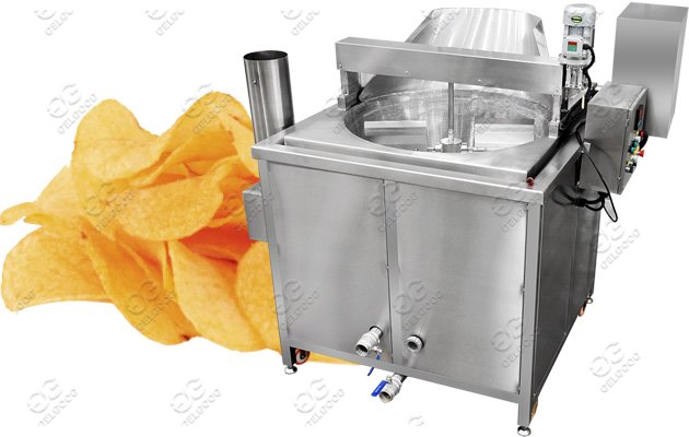 cassava chips frying machine