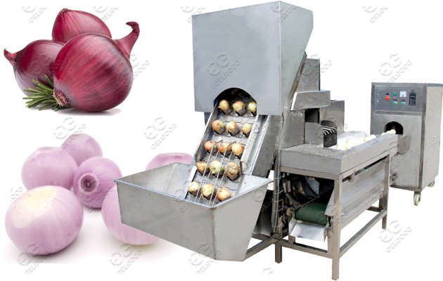 onion root cutting machine