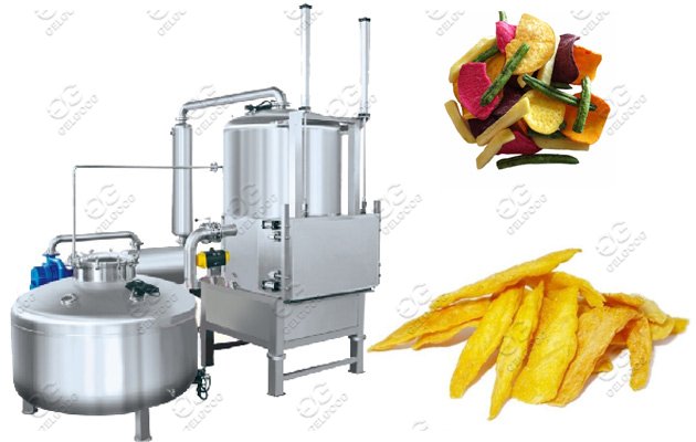 industrial fruit vegetable vacuum frying machine
