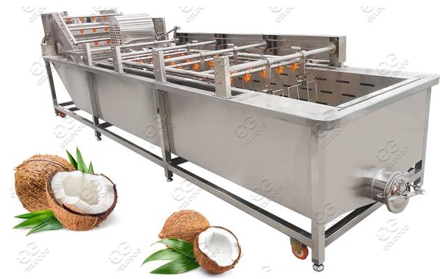 commercial coconuts cleaning machine