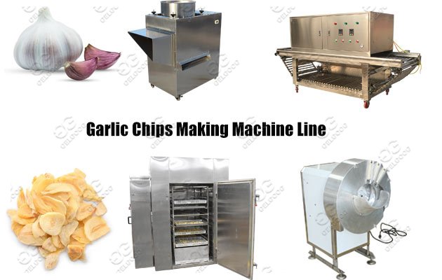 garlic chips making machine line