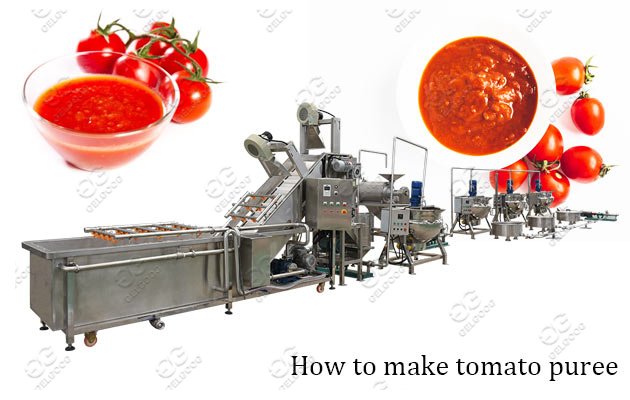 tomato puree making machine line