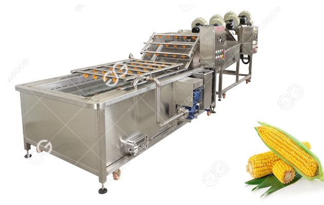 corn process machine line