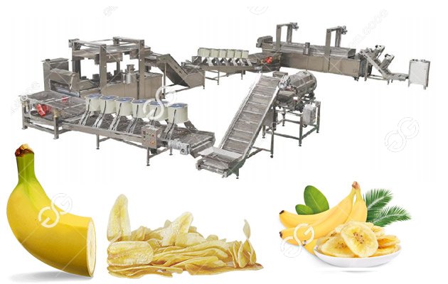 automatic banana chips making machine line
