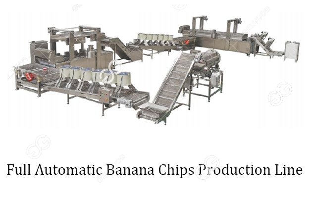 banana chips making machine line