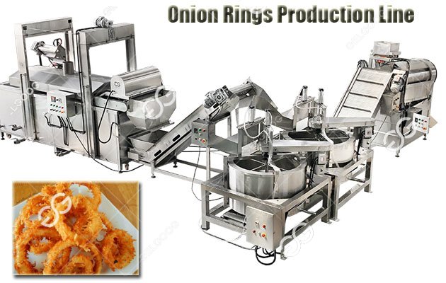 onion frying machine line