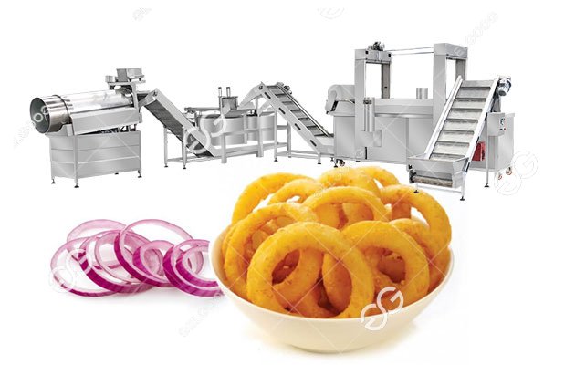 onion frying production line