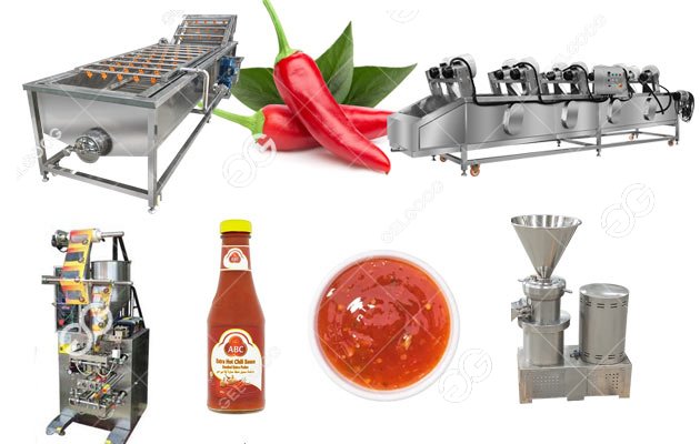 chili sauce making machine line