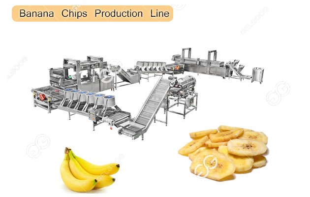 automatic banana chips making machine line