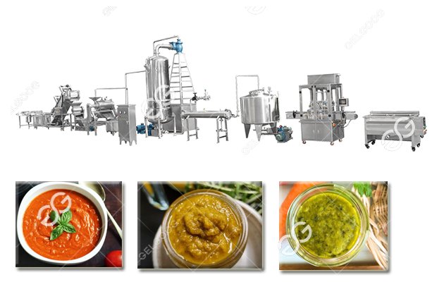 vegetable sauce making machine